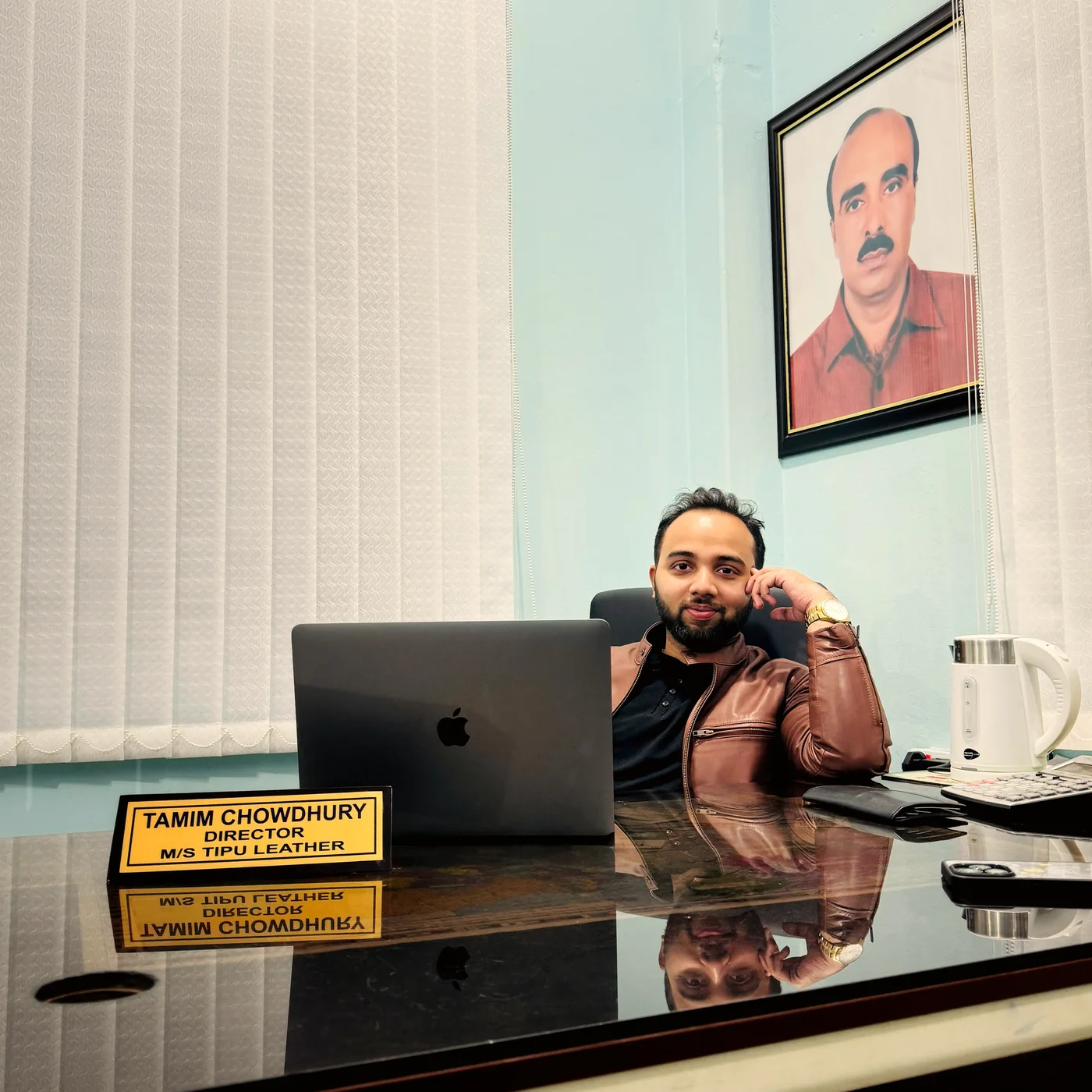 Tamim Chowdhury, current leader of Chowdhury Leather Craft